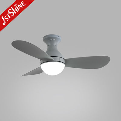 Remote Control 3 ABS Blades Indoor Ceiling Fan With Dimmable LED Light