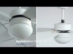 Trekkettingstijl ROHS stille plafondventilatoren 42 inch decoratief voor thuis