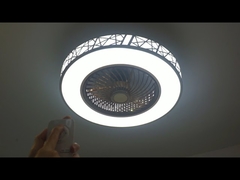 3 snelheden 20 inch winddeflector dimmen LED-plafondventilator