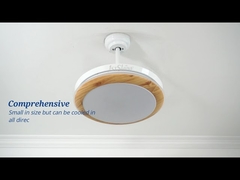 3 intrekbare bladen 3 lichtkleur veranderende plafondventilator voor woonkamer slaapkamer restaurant