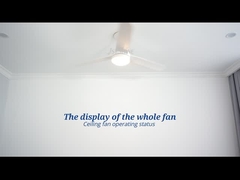 3 bladen 3 Snelheids Omkeerbare Moderne Plafondventilator voor Slaapkamerafstandsbediening