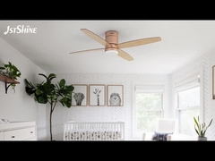 Afstandsventilator met LED-laagprofiel slaapkamer Mdf Blade Quiet Dc Motor