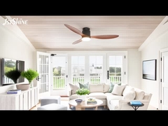 52 Inch Flush gemonteerde ventilator plafond licht Decoratieve Plastic DC Motor