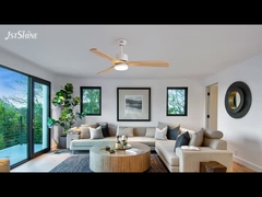 3 houten bladen plafondventilator met lamp binnen decoratief Lagere geluid