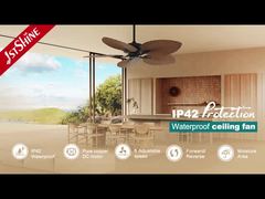 52-inch Tropische Plafondventilator met 5 ABS-bladen en DC-motor, perfect voor elk interieur dat een tropische sfeer zoekt