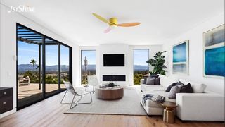 Aanpasbare Macaron-plafondventilator met licht