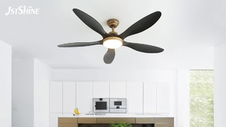 Moderne 56 inch plafondventilator met LED-licht, stille koeling