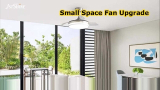 36 inch intrekbare plafondventilator dimbaar licht