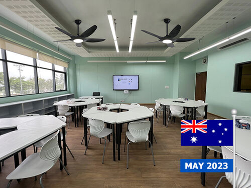 Internationaal school plafondventilatorproject