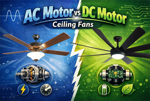 Laatste bedrijfsnieuws over AC Motor vs DC Motor Plafondventilatoren