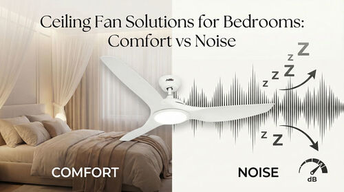 Laatste bedrijfsnieuws over Plafondventilatoroplossingen voor slaapkamers: comfort versus geluid