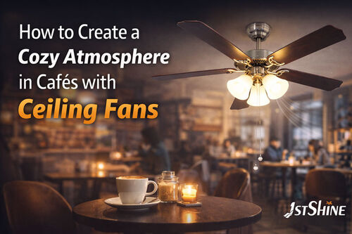 Laatste bedrijfsnieuws over Hoe creëer je een gezellige sfeer in cafés met plafondventilatoren