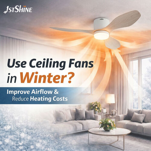 Laatste bedrijfsnieuws over Kun je in de winter een plafondventilator gebruiken? (Seizoensgebonden voordelen)