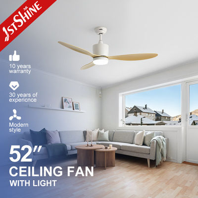 Goede prijs Plastic Blade Downrod Mount Indoor Dimmable LED Ceiling Fan Light Voor laag plafond online