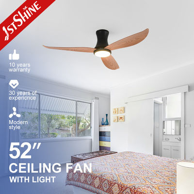 Goede prijs 52 inch Plastic Decorative 3 ABS Blade Flush Mount Plafond ventilator licht voor laag plafond online
