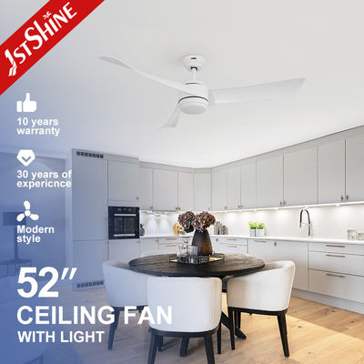 Goede prijs Plastic bladen 3 kleur LED Dimmable plafondventilator met afstandsbediening 38W 230V/50HZ online